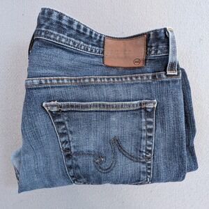 AG Adriano Goldschmied The Graduate Jeans Mens 36x32 Tailored Leg Blue Wash